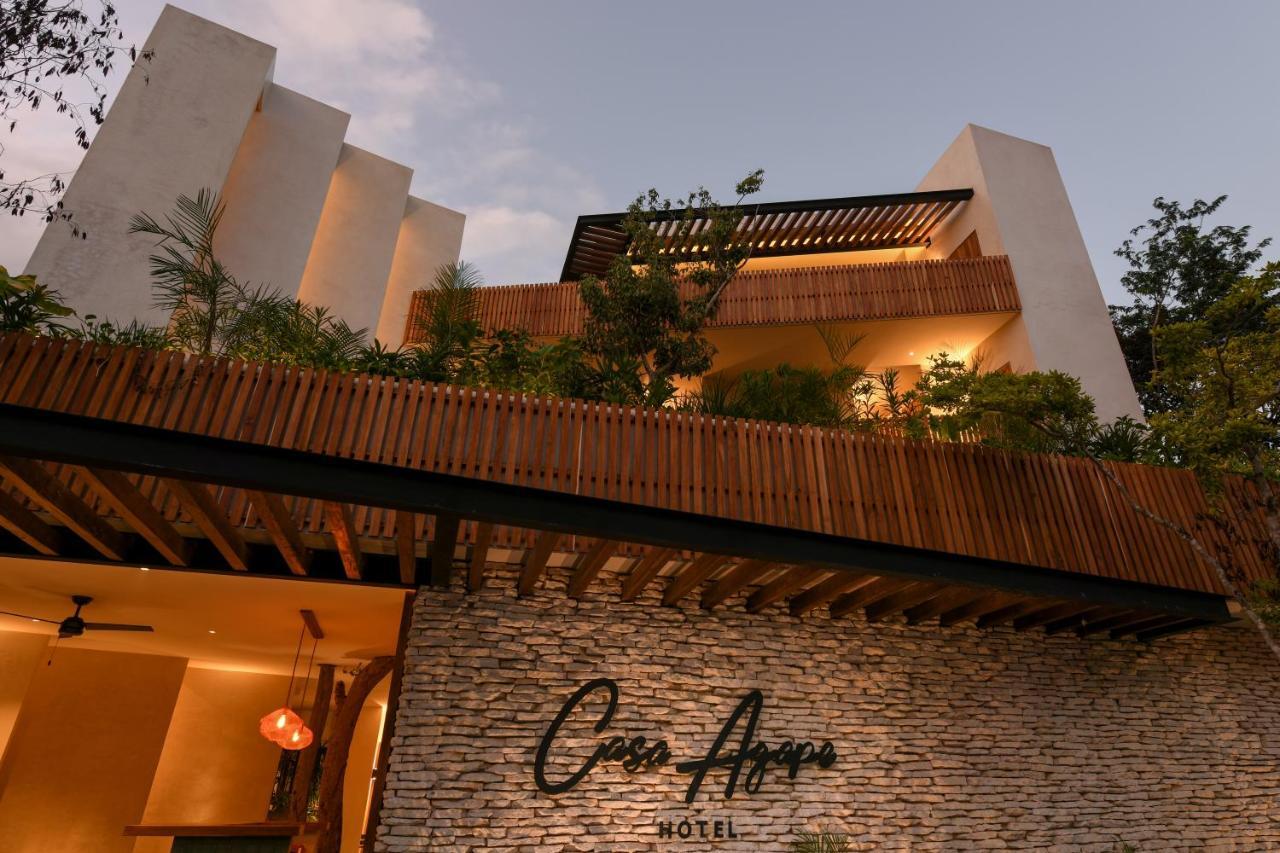 Casa Agape Hotel Tulum With Beach Club Access Exterior photo